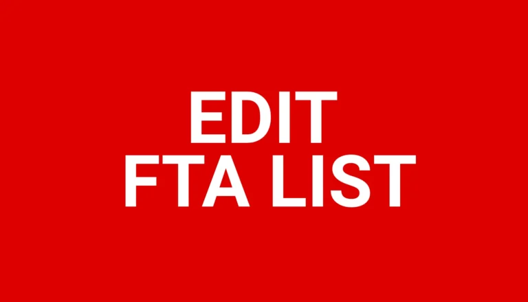 How to add or delete a name from the FTA list